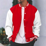 Varsity Jacket Heren met Drukknopen