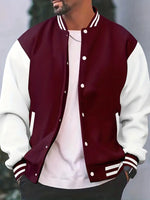 Varsity Jacket Heren met Drukknopen