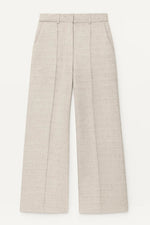 Wijde pantalon met hoge taille Dames